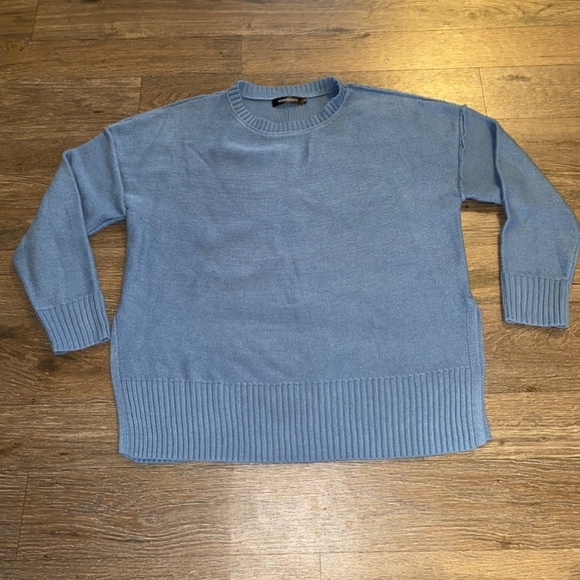 Merokeety size XL soft blue sweater - Picture 3 of 5